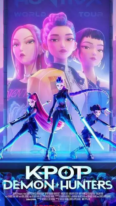 ai character: kpop demon hunters background