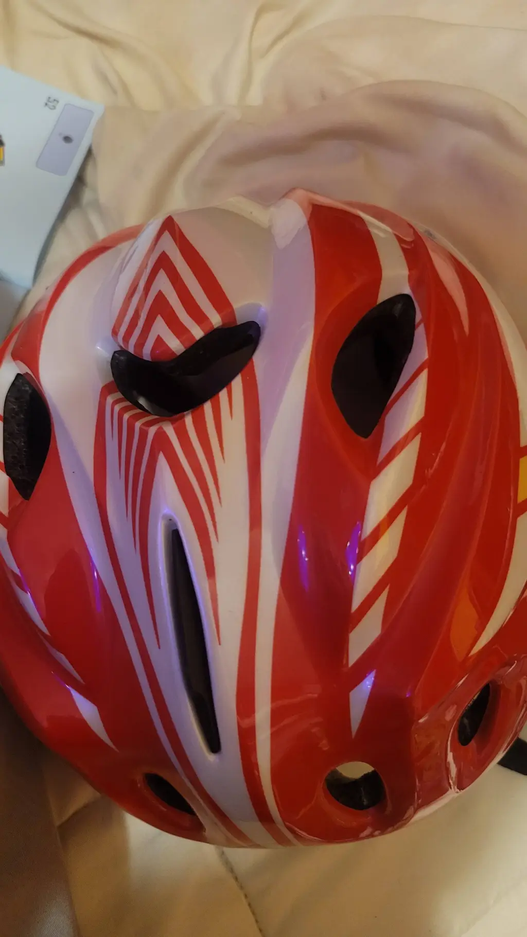 ai character:  red mask background