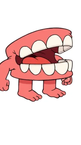 ai character: Teeth background