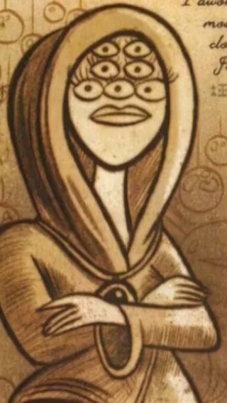 ai character: The Oracle  background