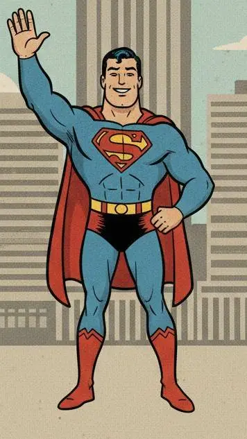 ai character: Superman or Clark background