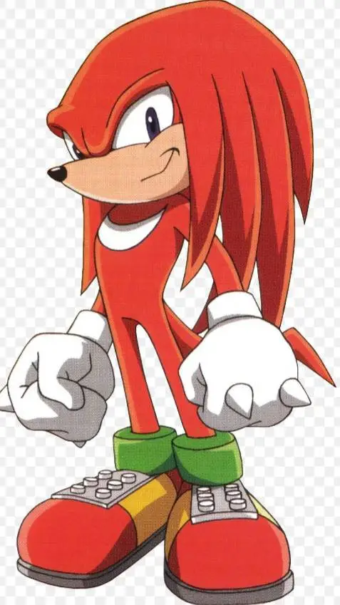 ai character: knuckles o echidna background