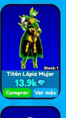 ai character: Titan pencilwoman  background
