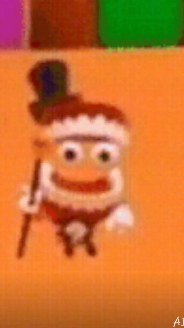 ai character: buff ink demon a b background