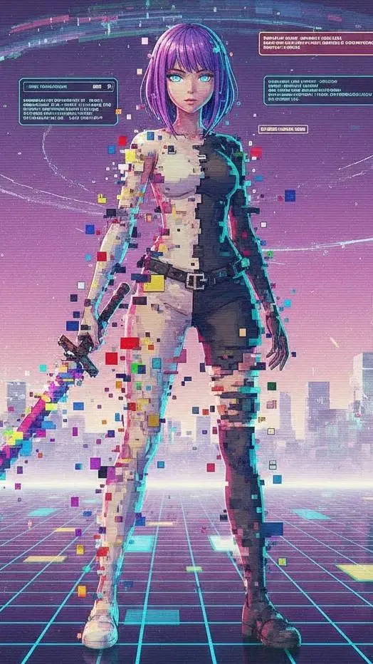 ai character: B R I T T A N Y background