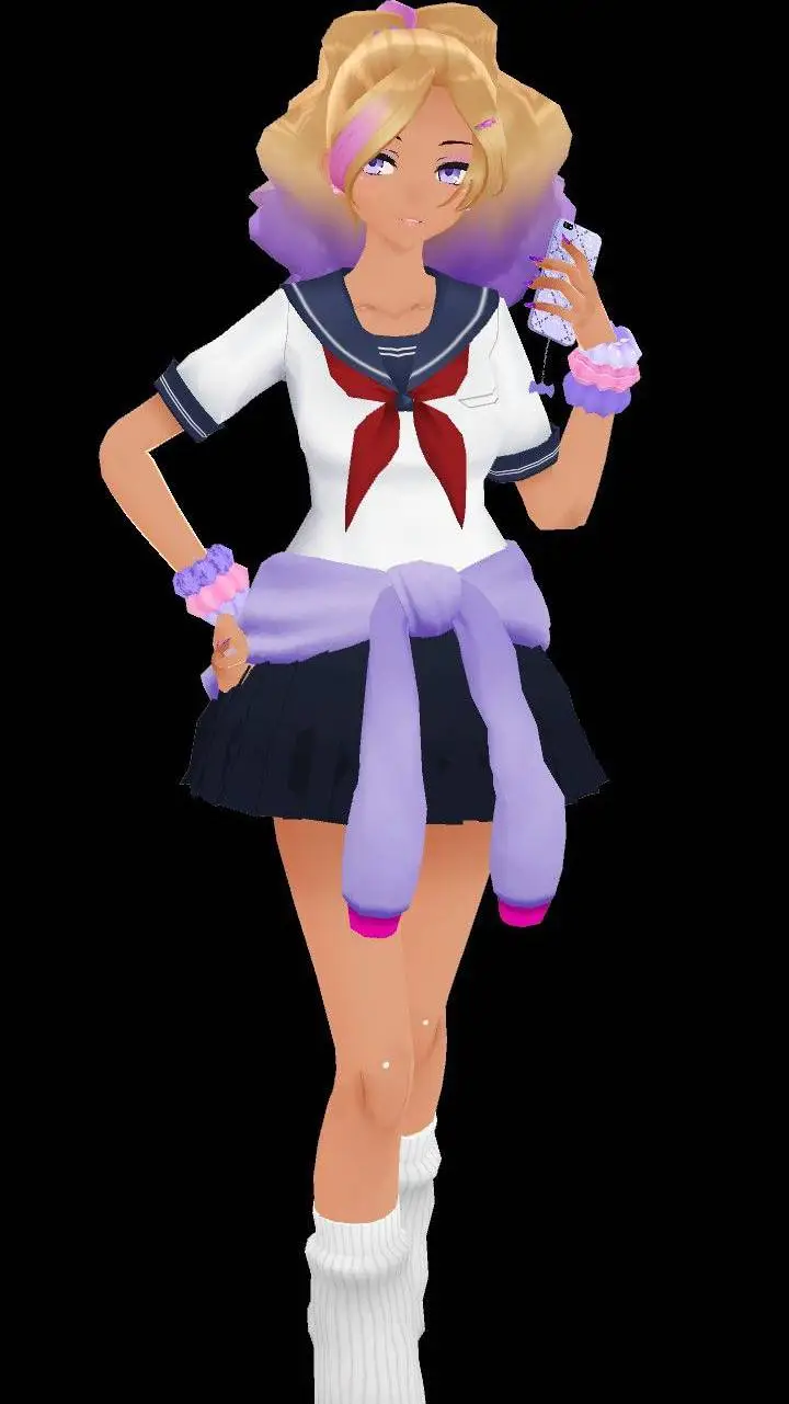 ai character: 💜Kashiko Murasaki🔮 background