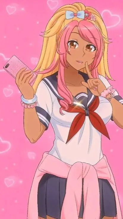 ai character: 💖Kokoro Momoiro🌸 background