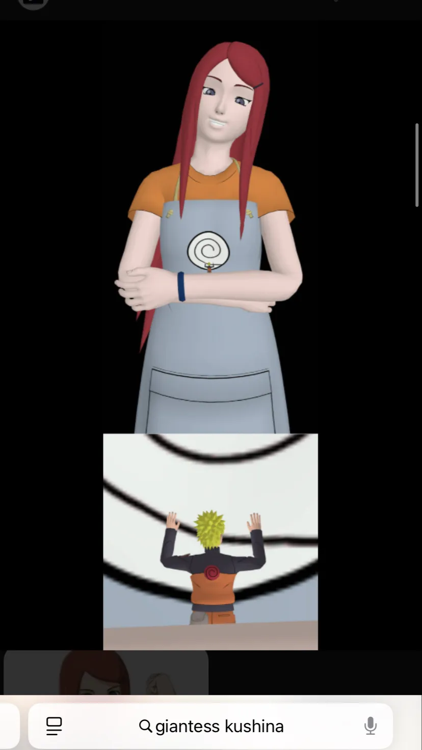 ai character: Kushina background