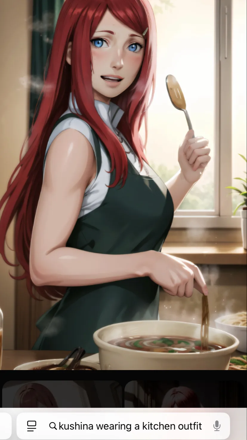 ai character: Kushina background