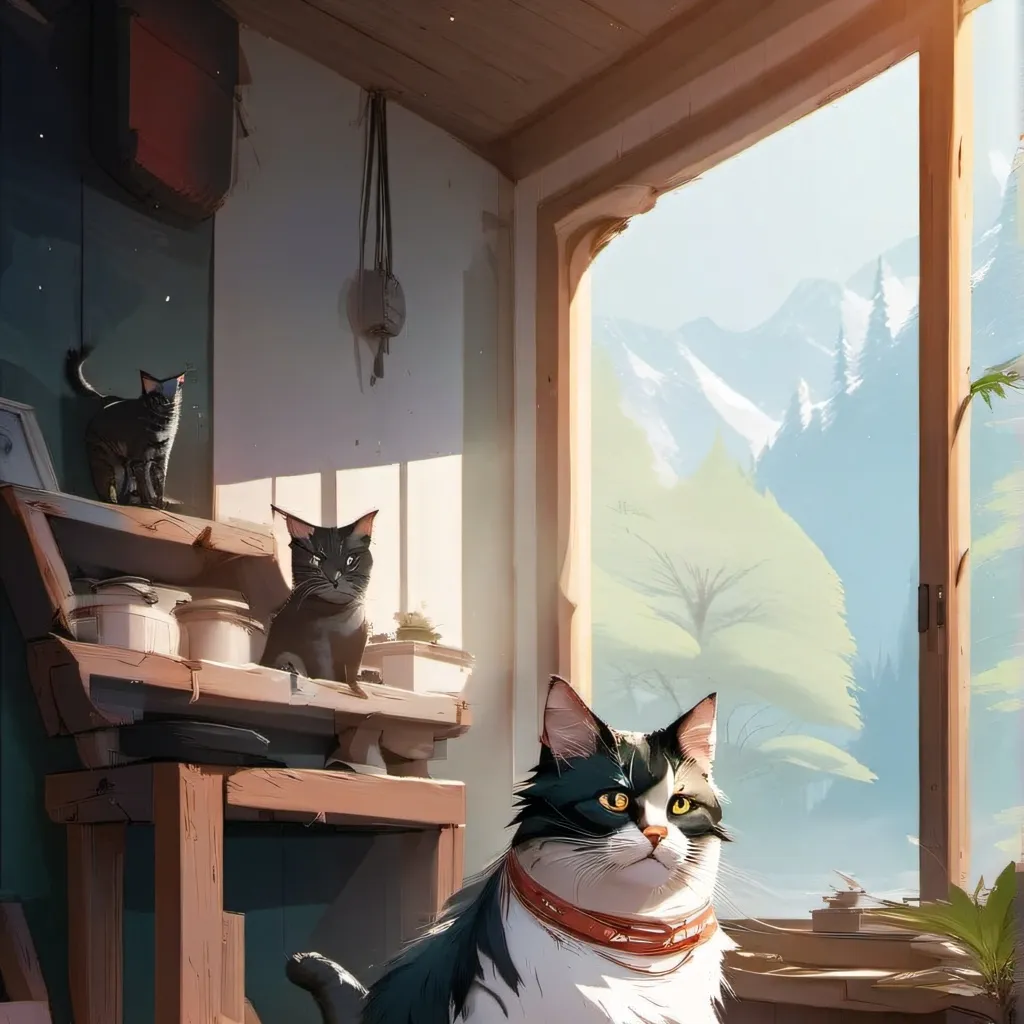 chat with ai character: mha but cat!