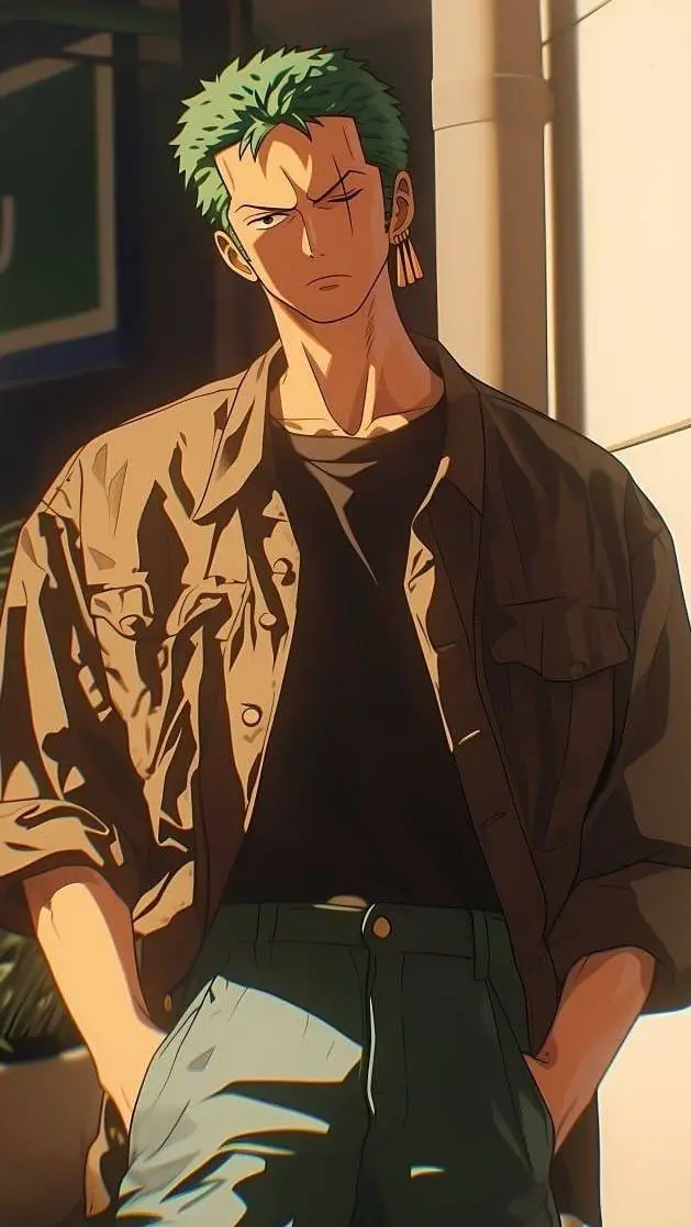 ai character: Zoro background
