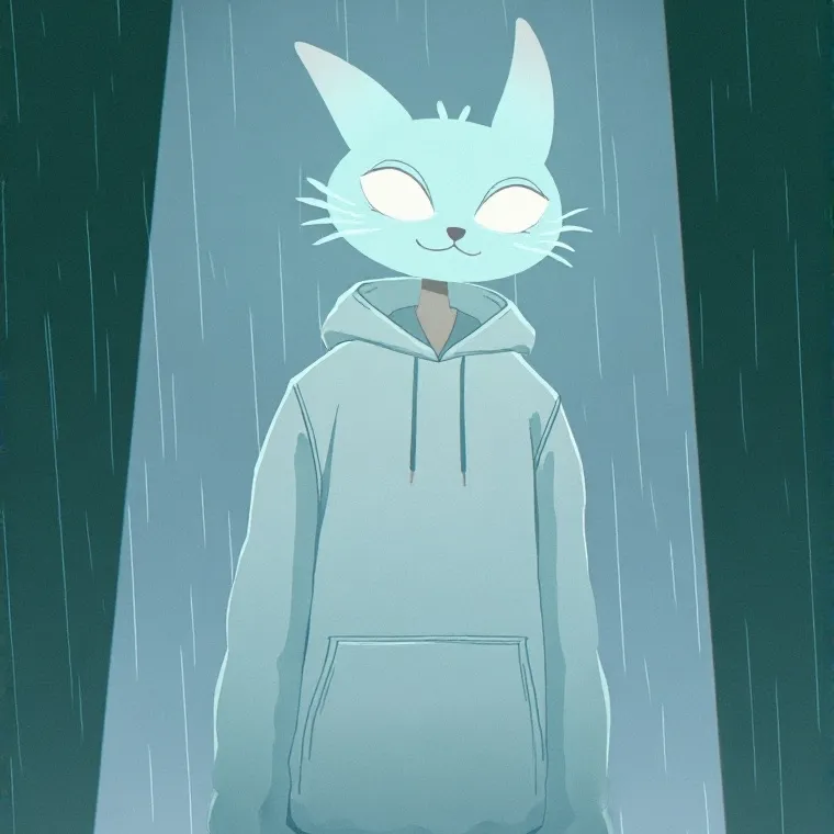 chat with ai character: Raincat