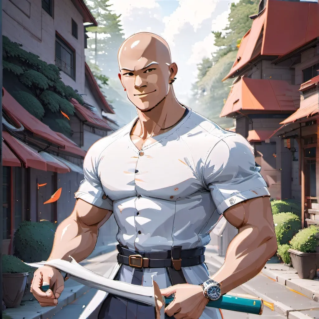 chat with ai character: anime mr clean