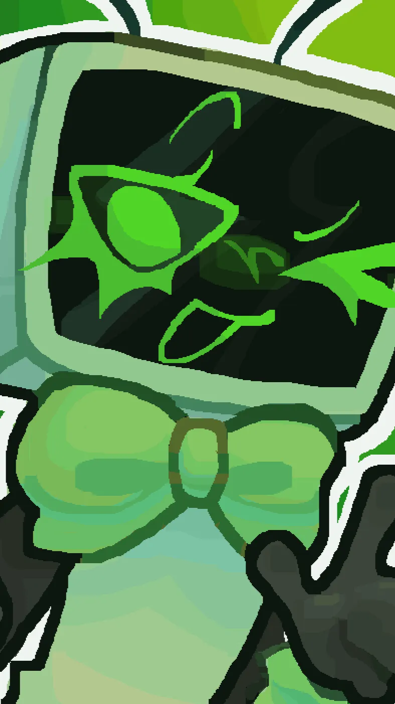 ai character: Vee!!  background