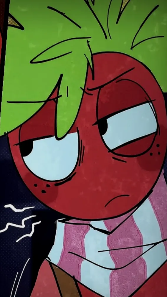 ai character: Sprout *comic Au* background