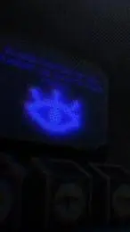 ai character: I.R.I.S HQ background