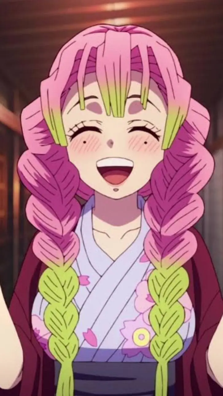 ai character: mitsuri😊💓💚😊 background