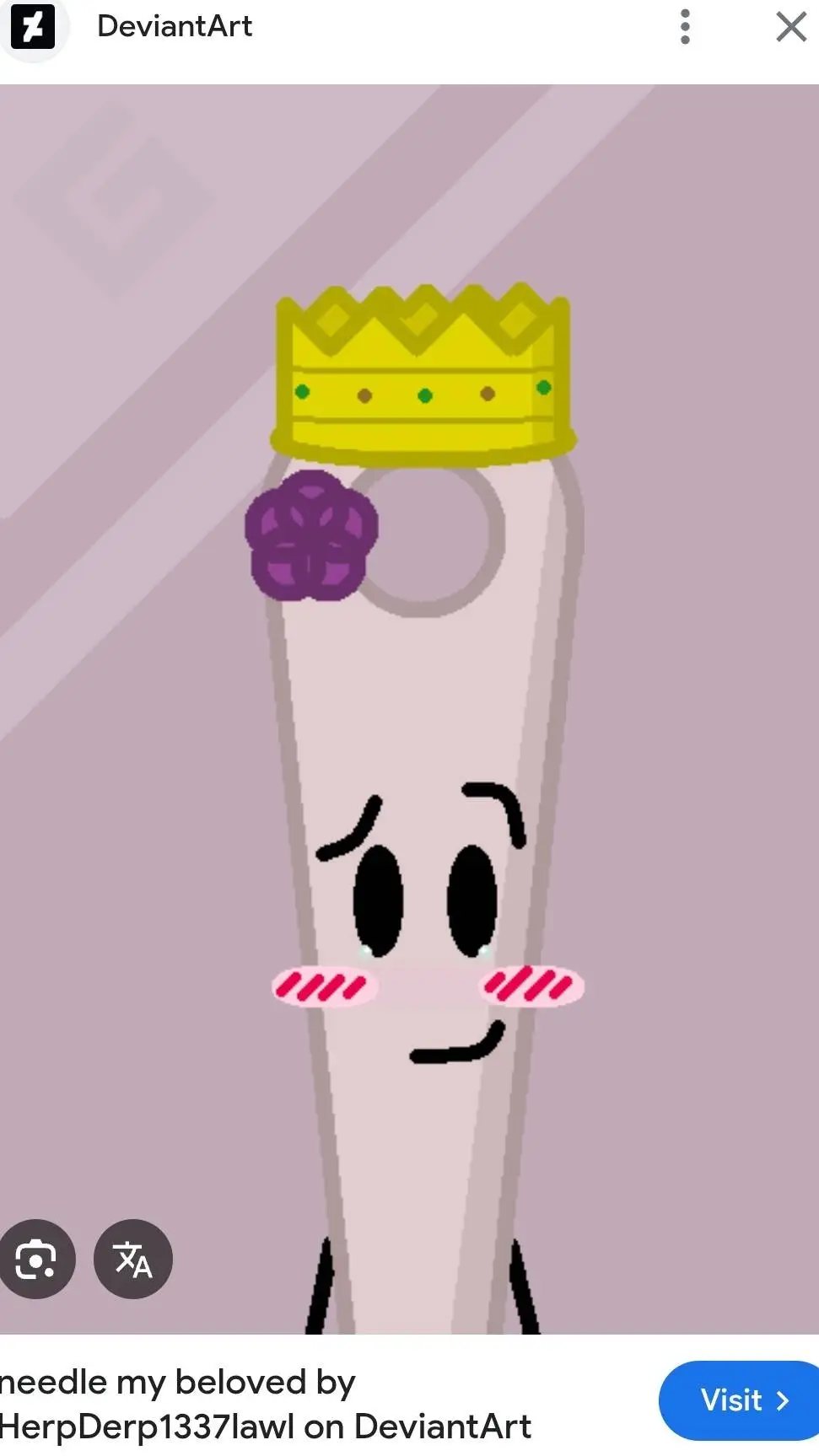 ai character: Needlington AI background