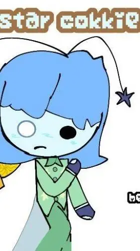ai character: ⭐🩵~Star cookie~🩵⭐ background