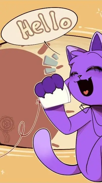 ai character: 💜~🌘~catnap~🌒~💜 background