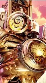 ai character: titan clock mansus background