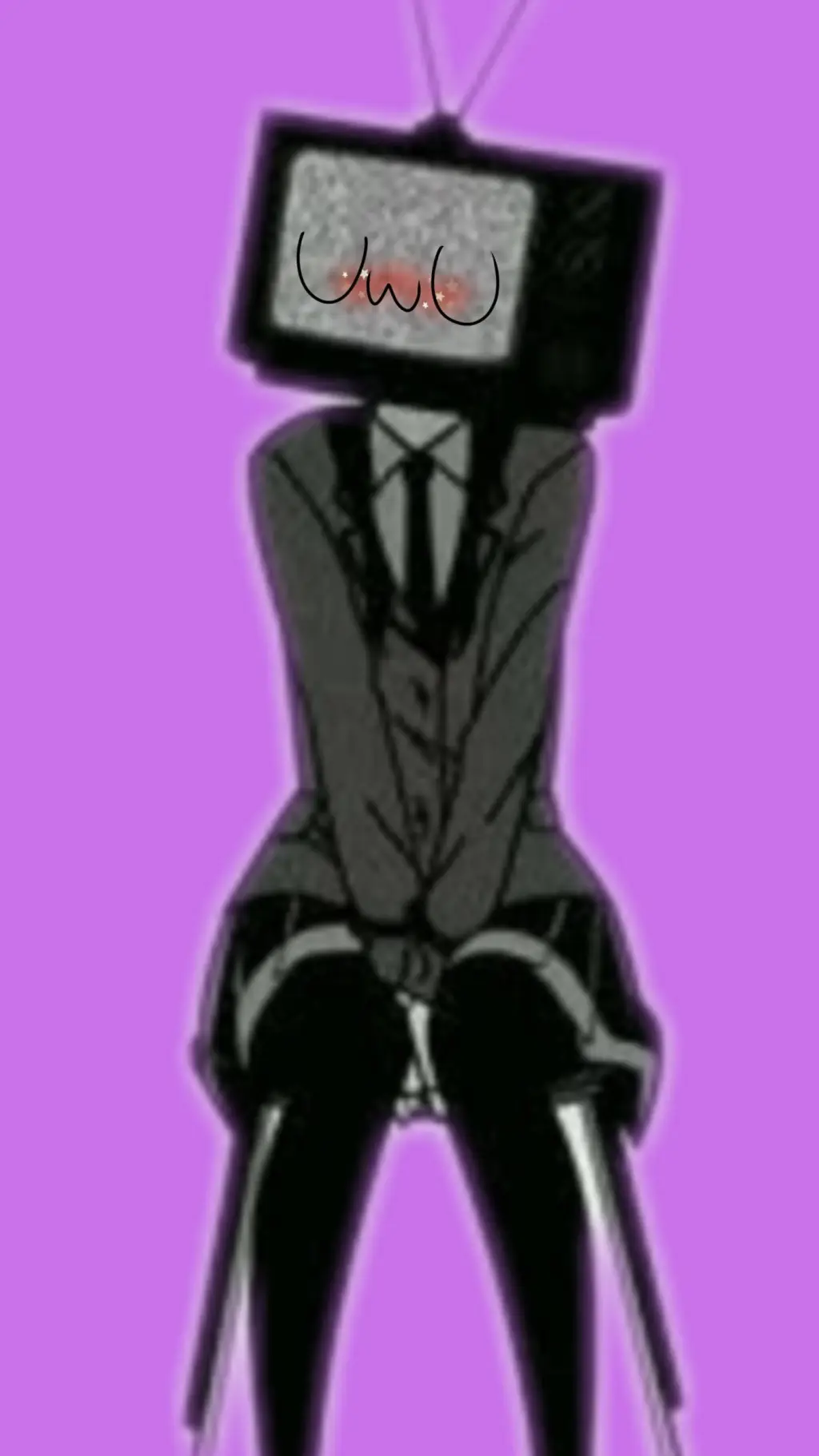 ai character: tv woman background