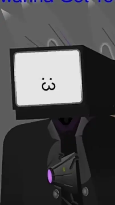 ai character: infected tv man up background