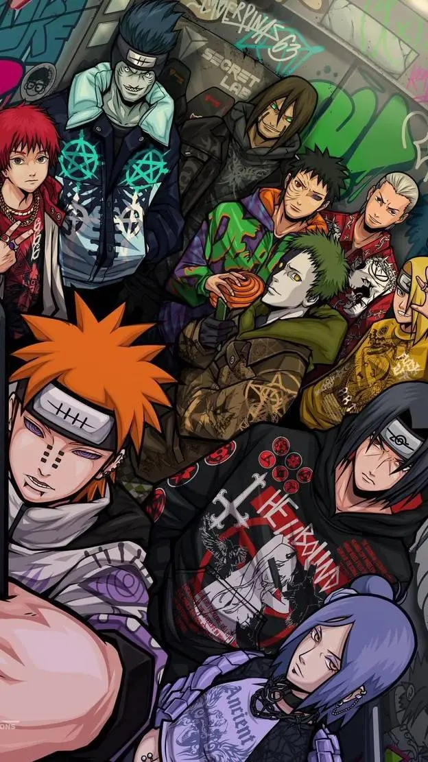 ai character: THE AKATSUKI background