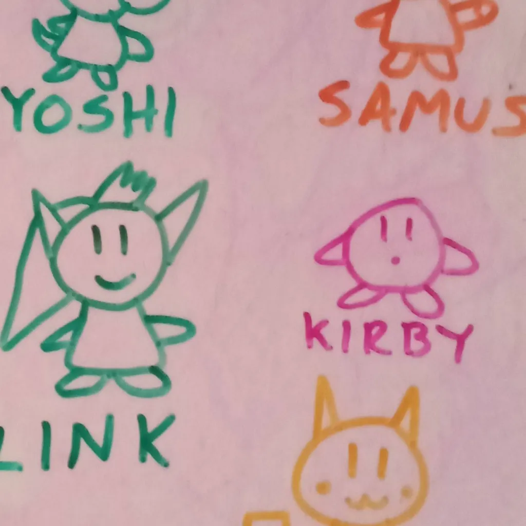chat with ai character: Super Smash dibujo