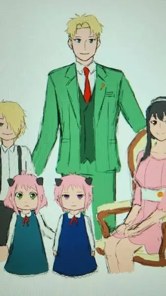 ai character: Spy x Family 🩷 background