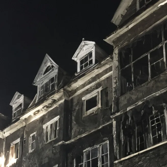chat with ai character: Abandoned hotel
