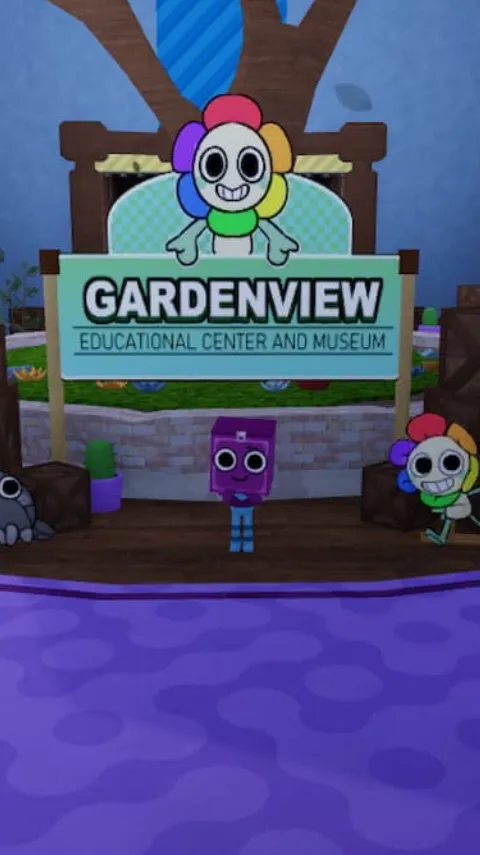ai character: Gardenview center background
