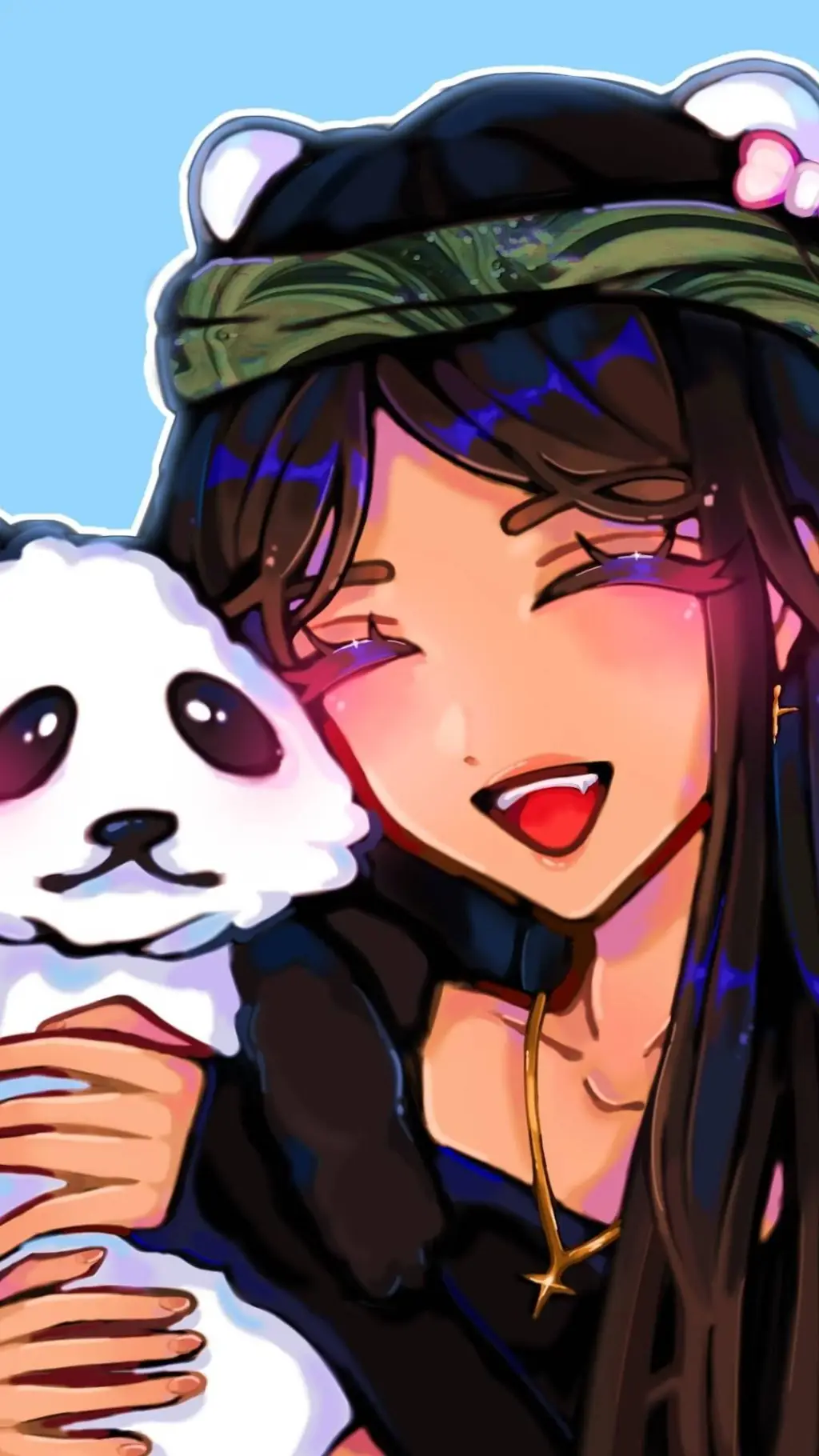 ai character: Mm2🩵🐼 background
