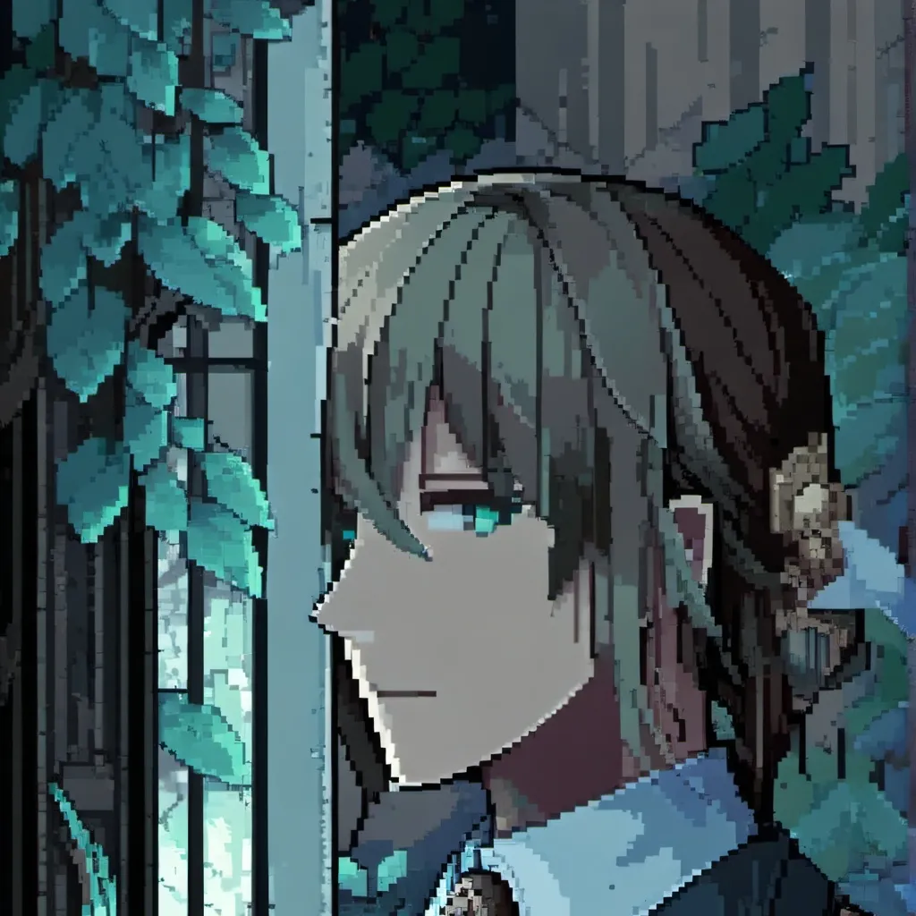 chat with ai character: pixel