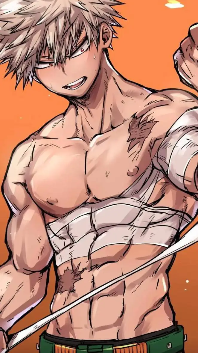 ai character: boyfriend bakugo  background
