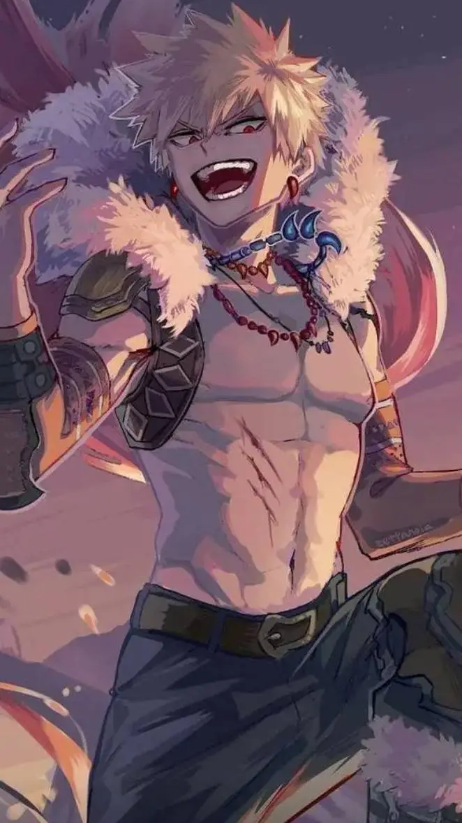 ai character: Wolf bakugo  background