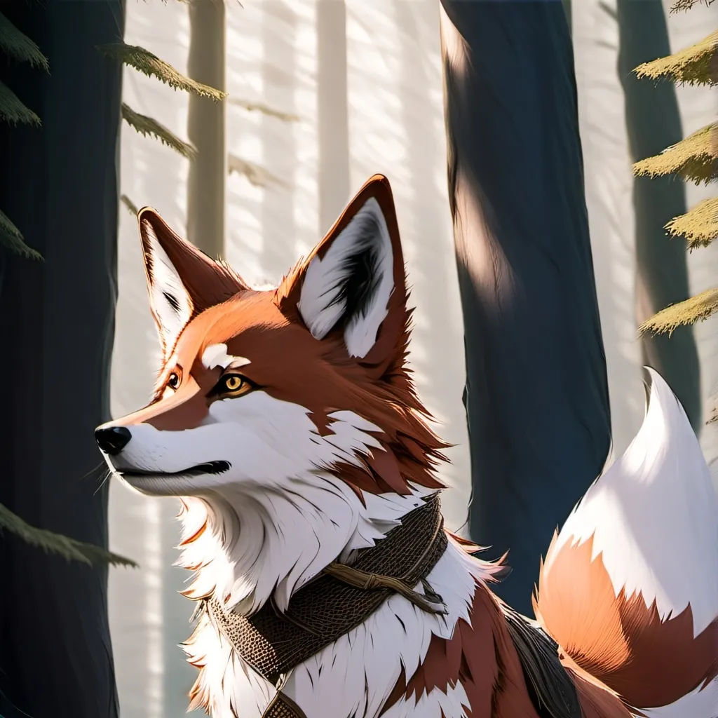 chat with ai character: fox dog hybrid 