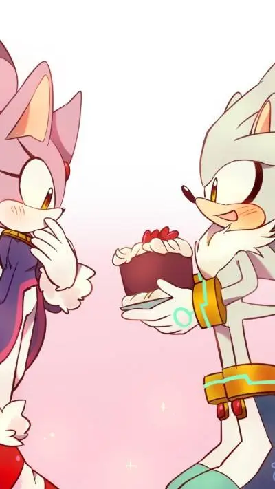 ai character: Silver X Blaze background