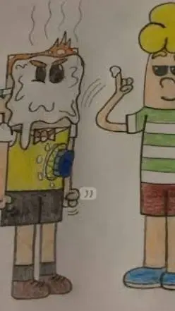 ai character: George and Harold  background