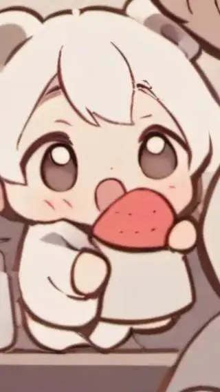 ai character: chibi mini baby  background