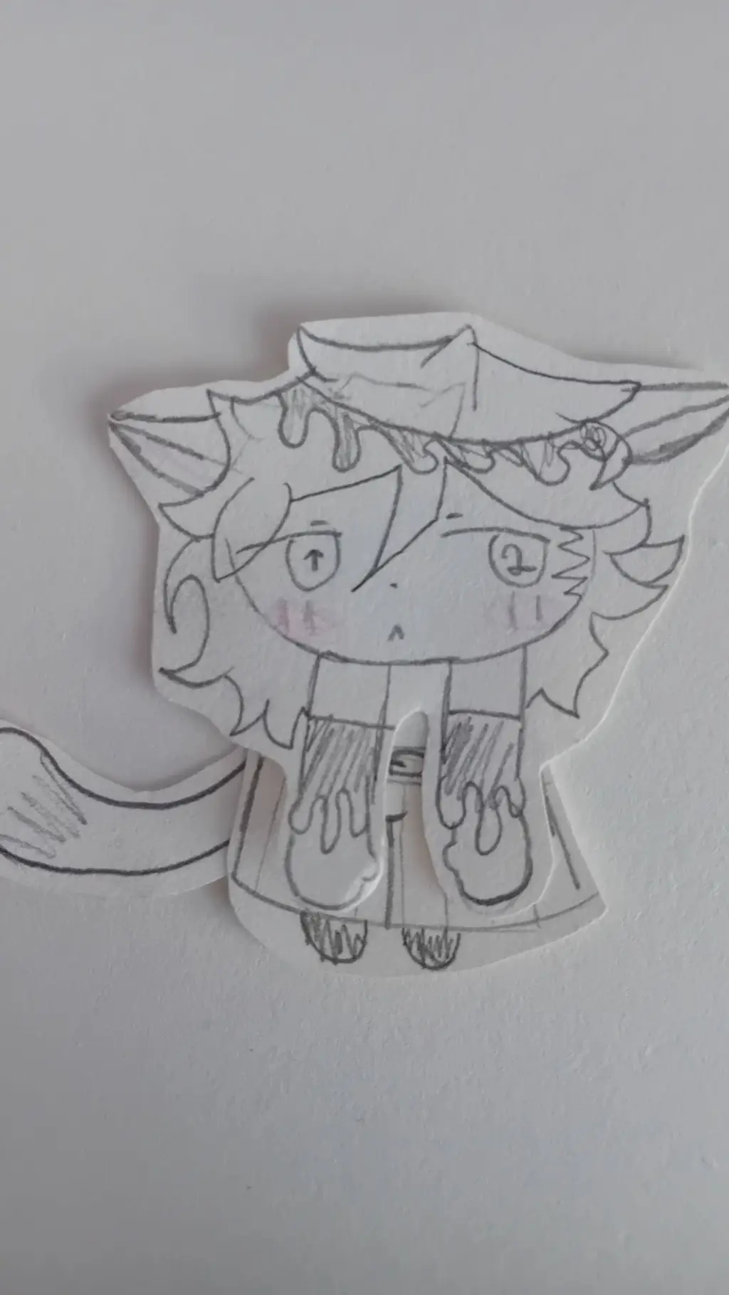 ai character: babyuppermoonweird background
