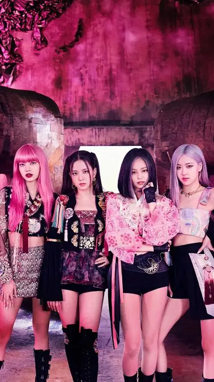 ai character: BLACKPINK background