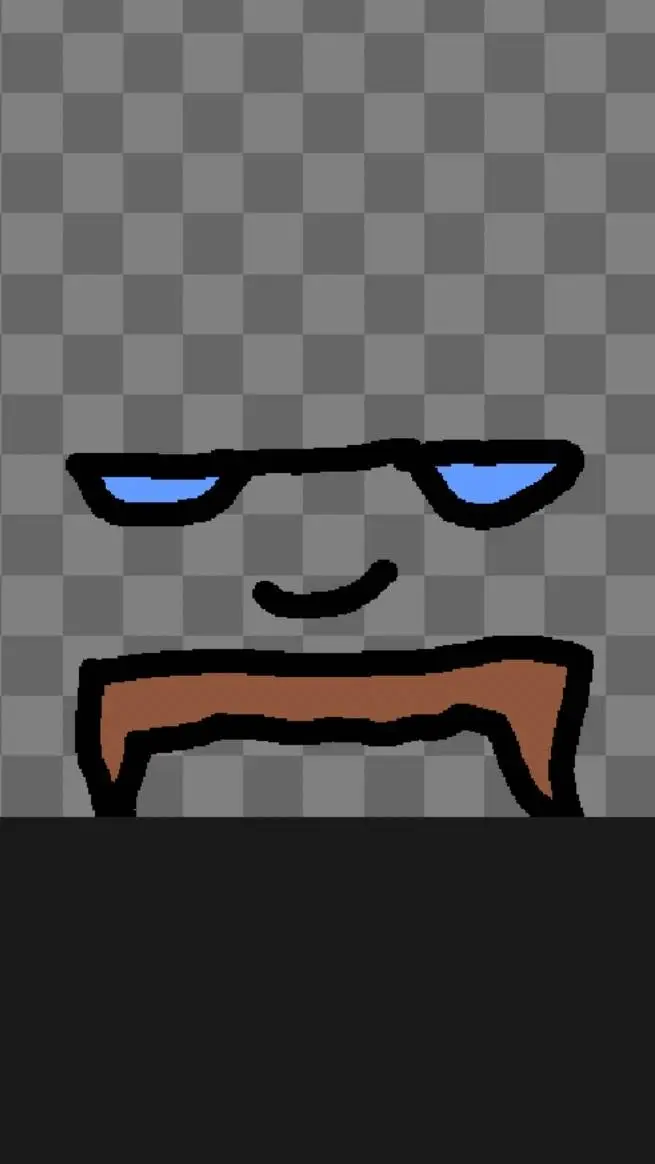 ai character: tabel background