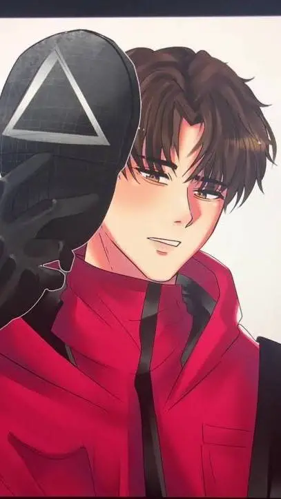 ai character: SQUID GAME * DAN* background