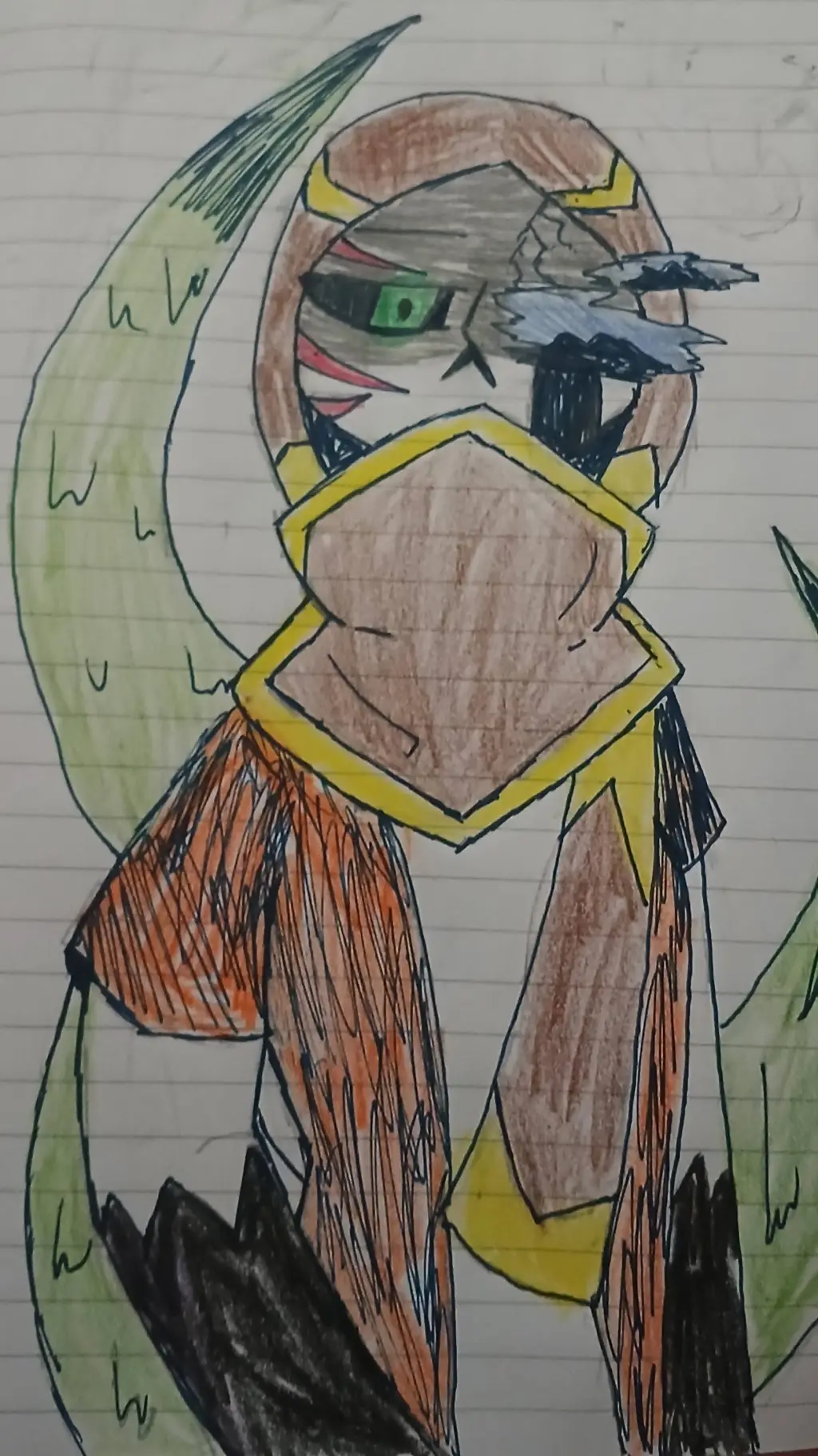 ai character: darkness sans  background