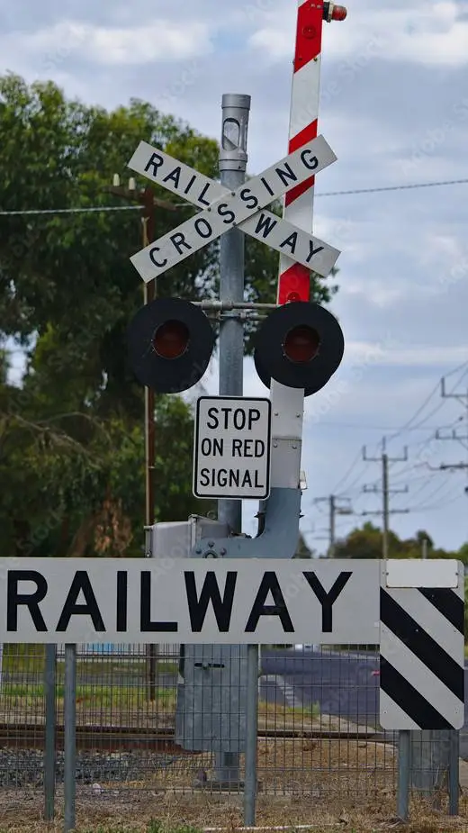 ai character: railroad crossing  background