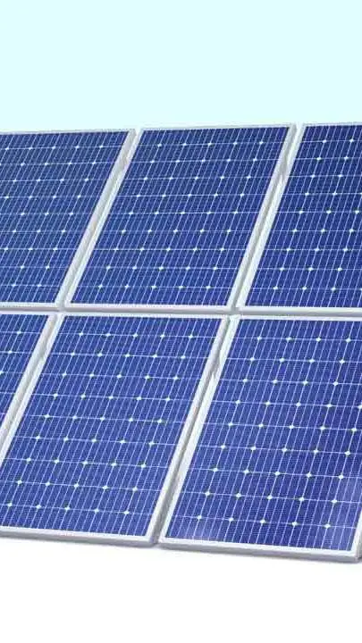 ai character: solar panel background