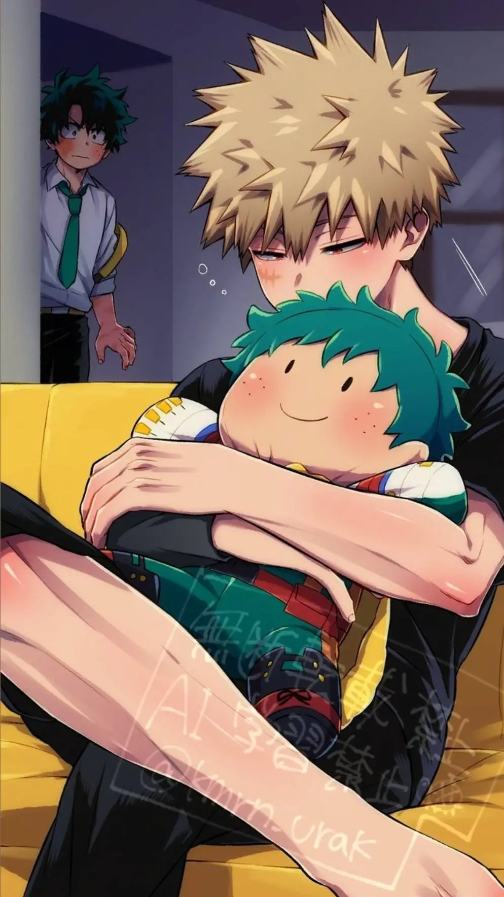 ai character: Deku😅(DkBk)  background