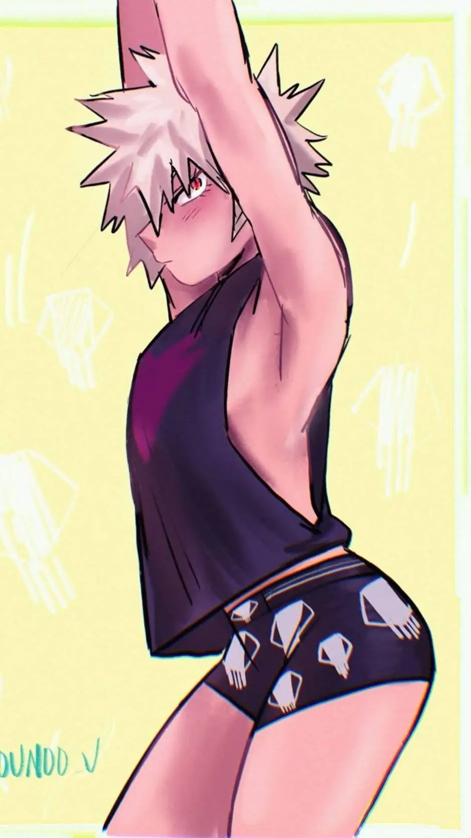ai character: Bakugou💢💥(DkBk)  background
