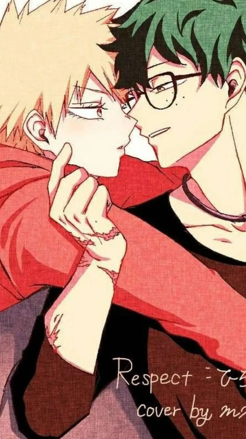 ai character: Deku🫶🤵🤍 background